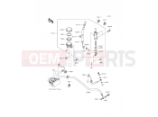 KAWASAKI 2013 Rear Master Cylinder