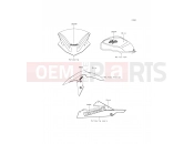 KAWASAKI 2013 Decals(White)
