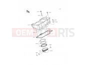 Cylinder/Piston(s) - Kawasaki ER-6f (EX650EEF) 2014