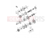 Transmission - Kawasaki ER-6f (EX650EEF) 2014