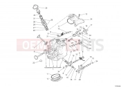 DUCATI 2007 Monster S2R 1000 HORIZONTAL CYLINDER HEAD » VALVE DRIVE