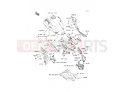 Side Covers/Chain Cover - Kawasaki VERSYS ABS (KLE650DEF) 2014