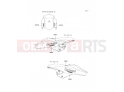 Decals(White) - Kawasaki VERSYS ABS (KLE650DEF) 2014