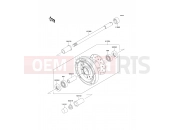 KAWASAKI VN900 CLASSIC (VN900BEF) Front Hub