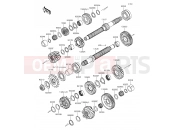 KAWASAKI Z1000SX (ZX1000LEF) Transmission