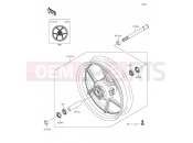 KAWASAKI Z1000SX (ZX1000LEF) Front Hub
