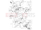 KAWASAKI Z1000SX (ZX1000LEF) Cowling(Upper)