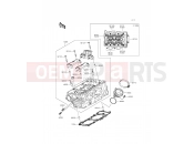 Cylinder Head - Kawasaki ER-6f ABS (EX650FFF) 2015