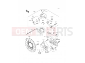 Rear Brake - Kawasaki ER-6f ABS (EX650FFF) 2015