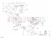 DUCATI Monster S2R 800 EXHAUST SYSTEM » EXHAUST SYSTEM