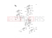 Footrests - Kawasaki W650 (EJ650-C6P) 2004