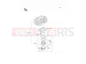 Cylinder/Piston(s) - Kawasaki WIND125 (BR125-B2) 2005