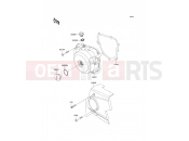 Left Engine Cover(s) - Kawasaki WIND125 (BR125-B2) 2005