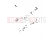 Footrests - Kawasaki WIND125 (BR125-B2) 2005