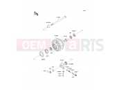 Front Hub - Kawasaki WIND125 (BR125-B2) 2005