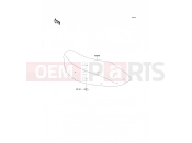 Seat - Kawasaki WIND125 (BR125-B2) 2005