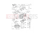 Cylinder Head - Kawasaki W650 (EJ650C6F) 2006