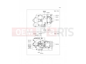 Crankcase Bolt Pattern - Kawasaki W650 (EJ650C6F) 2006