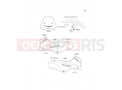 KAWASAKI 2007 Decals(Silver)