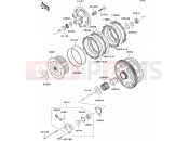 Clutch - Kawasaki ZZR1400 (ZX1400A7F) 2007