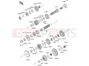 Transmission - Kawasaki ZZR1400 (ZX1400A7F) 2007