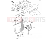 Radiator - Kawasaki ZZR1400 (ZX1400A7F) 2007