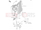 Oil Cooler - Kawasaki ZZR1400 (ZX1400A7F) 2007