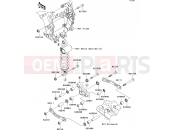 Suspension - Kawasaki ZZR1400 (ZX1400A7F) 2007