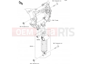Shock Absorber(s) - Kawasaki ZZR1400 (ZX1400A7F) 2007