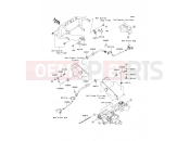 KAWASAKI 2012 Front Brake Piping