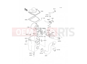 Air Cleaner - Kawasaki MULE 600 (KAF400BDF) 2013
