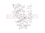 Frame Fittings(Front) - Kawasaki MULE 600 (KAF400BDF) 2013