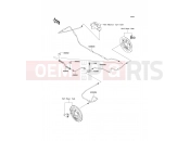 KAWASAKI 2015 Rear Brake Piping