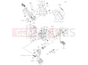 Brake Pedal - Kawasaki MULE PRO-DXT (KAF1000BHF) 2017