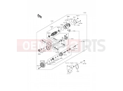 KAWASAKI MULE PRO-DXT (KAF1000CHF) Starter Motor