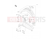 Fenders - Kawasaki KX500 (KX500-E15) 2003