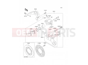 Rear Brake - Kawasaki KX500 (KX500-E15) 2003