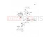 Labels - Kawasaki KX500 (KX500-E15) 2003