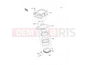 Cylinder/Piston(s) - Kawasaki KX450F (KX450FCF) 2012