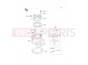 Cylinder Head/Cylinder - Kawasaki KX65 (KX65ACF) 2012