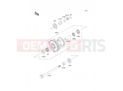 Front Hub - Kawasaki KX65 (KX65ACF) 2012