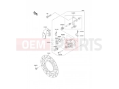 Front Brake - Kawasaki KX65 (KX65ACF) 2012
