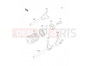 Gear Change Drum/Shift Fork(s) - Kawasaki KX85 (KX85ACF) 2012