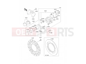 Rear Brake - Kawasaki KX85 (KX85ACF) 2012
