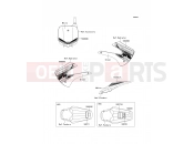 Labels(ADF/BDF) - Kawasaki KX85 (KX85ACF) 2012