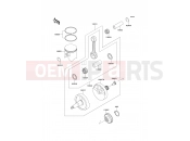 Crankshaft/Piston - Kawasaki KX500 (KX500-E2) 1990