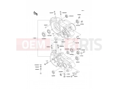 Crankcase - Kawasaki KX500 (KX500-E2) 1990