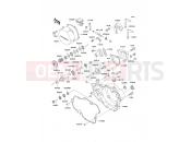 Engine Cover - Kawasaki KX500 (KX500-E2) 1990