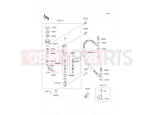 Rear Master Cylinder - Kawasaki KX500 (KX500-E2) 1990