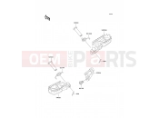 KAWASAKI 2000 Footrests